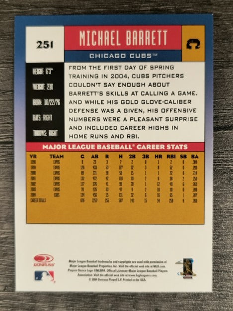 2005 Donruss #251 Michael Barrett