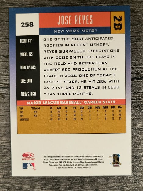 2005 Donruss #258 Jose Reyes