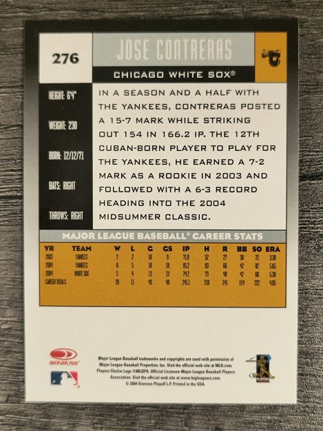 2005 Donruss #276 Jose Contreras
