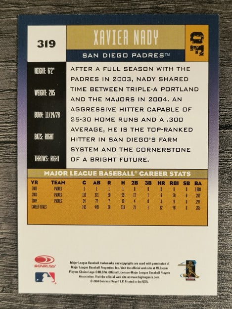 2005 Donruss #319 Xavier Nady
