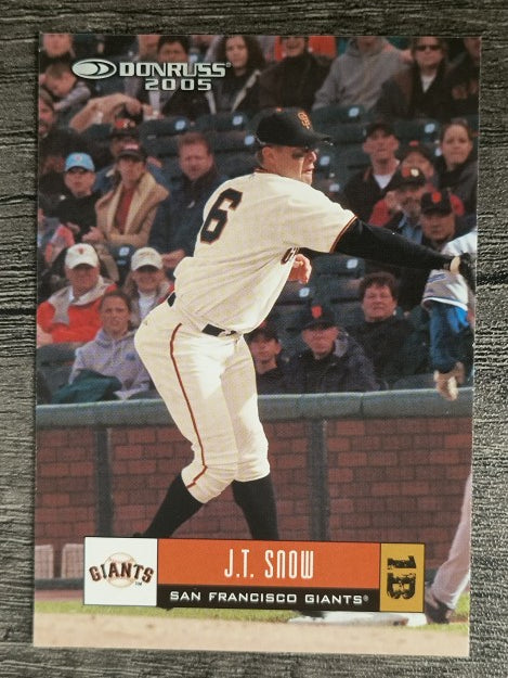2005 Donruss #322 J.T. Snow