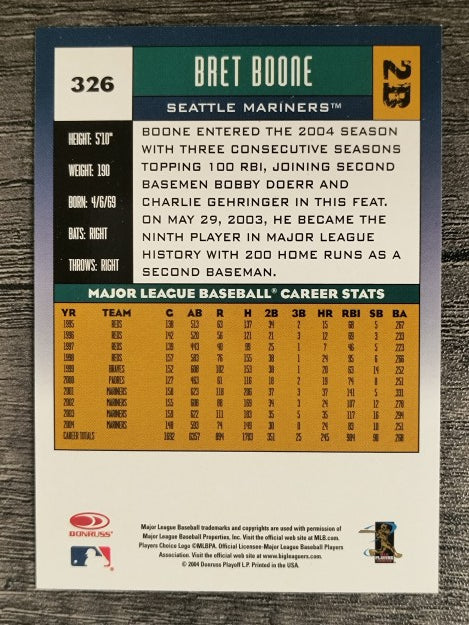 2005 Donruss #326 Bret Boone