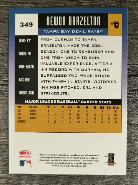 2005 Donruss #349 Dewon Brazelton