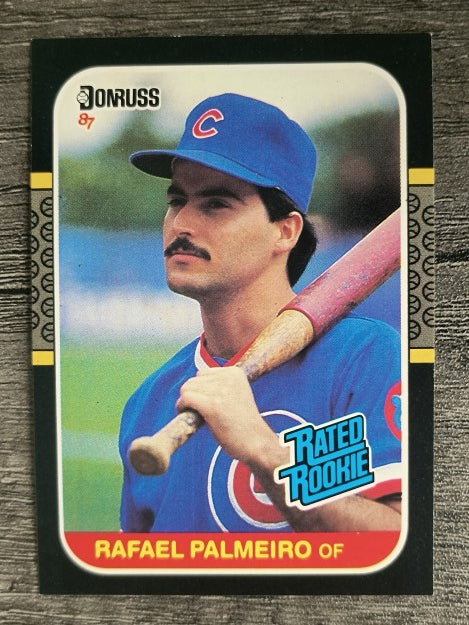 1987 Donruss #43 Rafael Palmeiro RC (NM)
