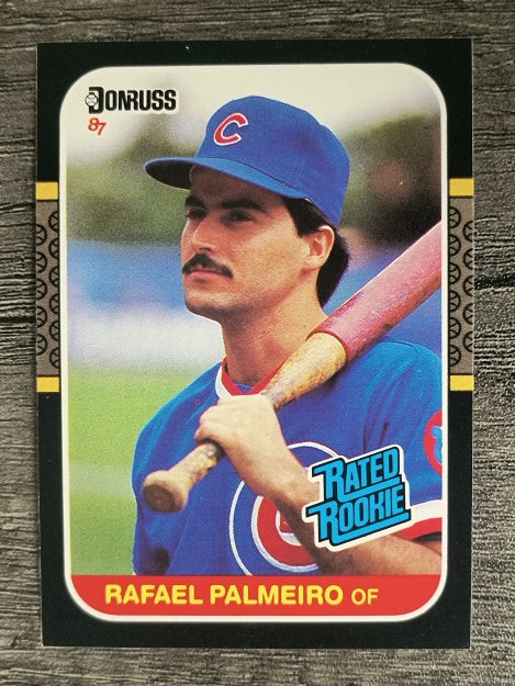 1987 Donruss #43 Rafael Palmeiro RC (NM)