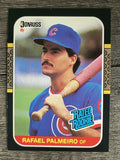 1987 Donruss #43 Rafael Palmeiro RC (NM)