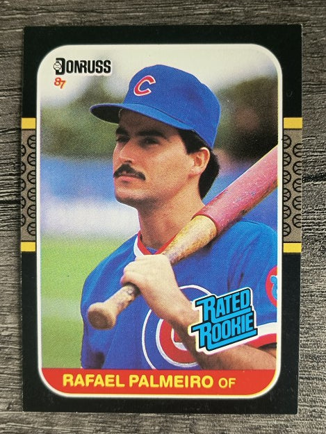1987 Donruss #43 Rafael Palmeiro RC (EXMT)