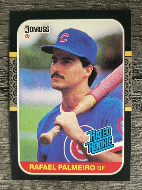 1987 Donruss #43 Rafael Palmeiro RC (EXMT)