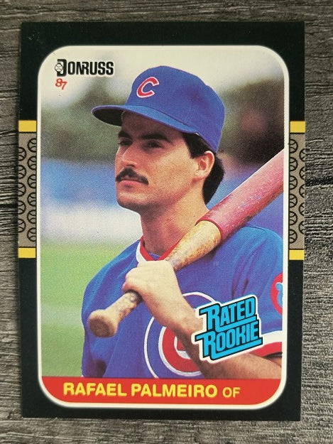 1987 Donruss #43 Rafael Palmeiro RC (EXMT)