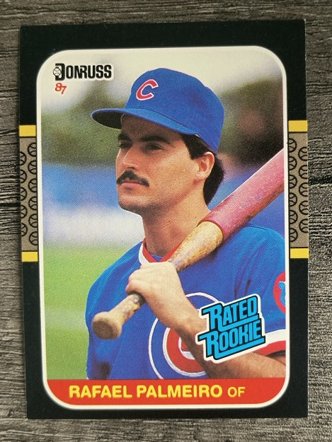 1987 Donruss #43 Rafael Palmeiro RC (EXMT)