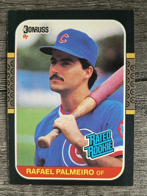 1987 Donruss #43 Rafael Palmeiro RC (EXMT)