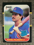 1987 Donruss #43 Rafael Palmeiro RC (EX)