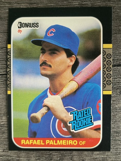 1987 Donruss #43 Rafael Palmeiro RC (EX)