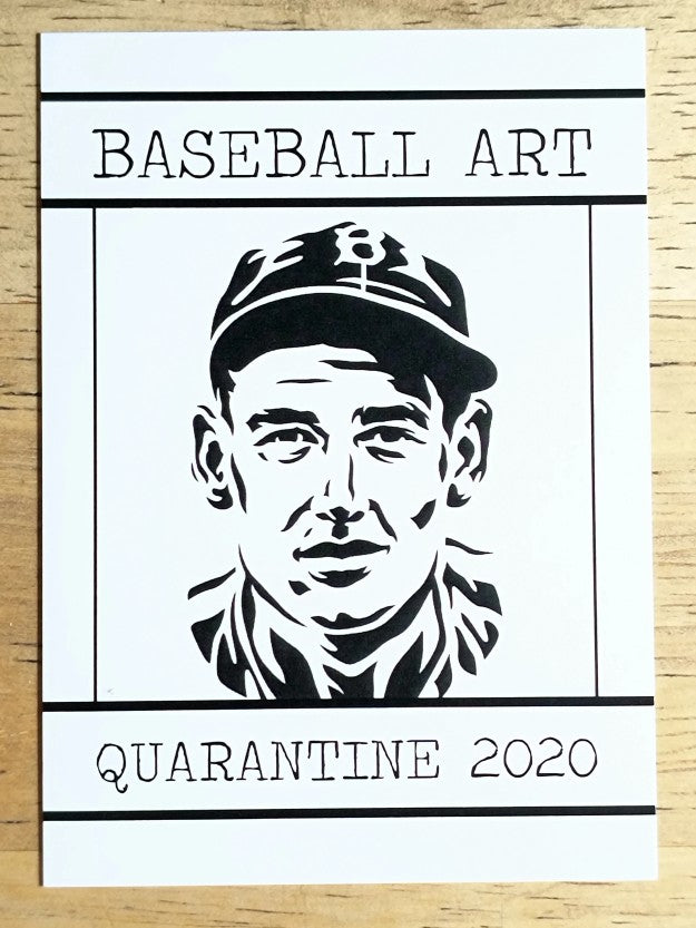 2020 Gypsy Oak Quarantine Art Project Black and White #5 Ted Williams