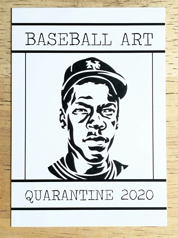2020 Gypsy Oak Quarantine Art Project Printer Proof Dwight Gooden /100