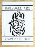 2020 Gypsy Oak Quarantine Art Project Printer Proof #3 Willie Mays /100