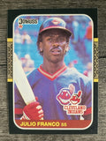 1987 Donruss #131 Julio Franco