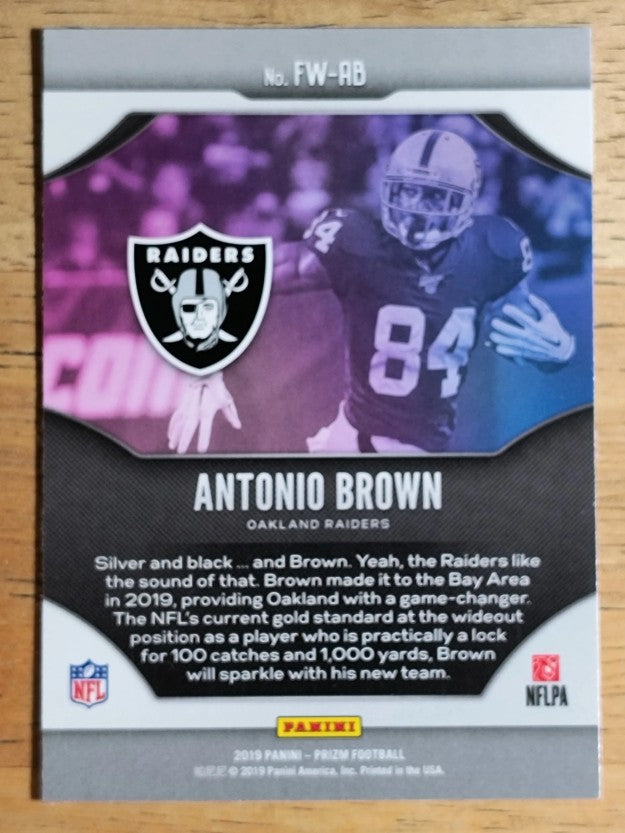 2019 Panini Prizm Fireworks #9 Antonio Brown
