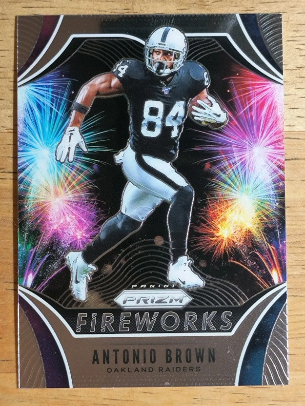 2019 Panini Prizm Fireworks #9 Antonio Brown