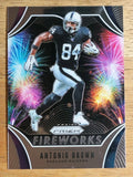 2019 Panini Prizm Fireworks #9 Antonio Brown