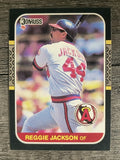1987 Donruss #210 Reggie Jackson