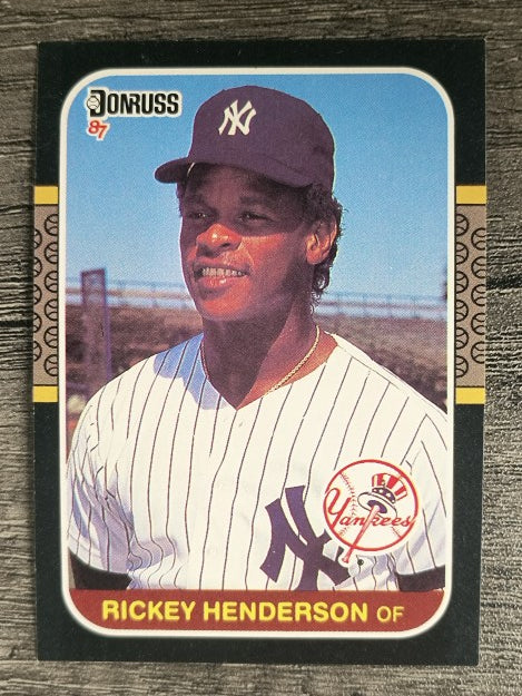 1987 Donruss #228 Rickey Henderson