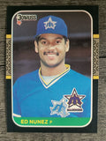 1987 Donruss #243 Ed Nunez