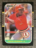 1987 Donruss #263 Vince Coleman