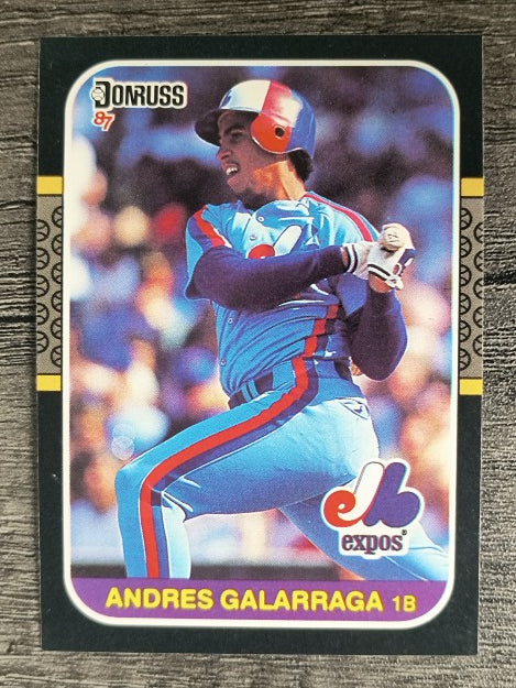 1987 Donruss #303 Andres Galarraga
