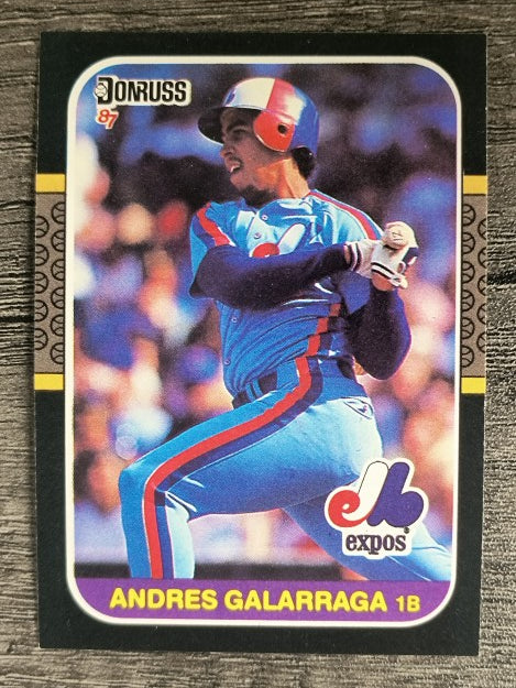 1987 Donruss #303 Andres Galarraga