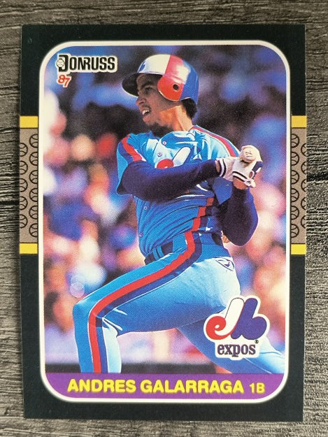 1987 Donruss #303 Andres Galarraga