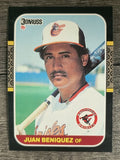 1987 Donruss #371 Juan Beniquez