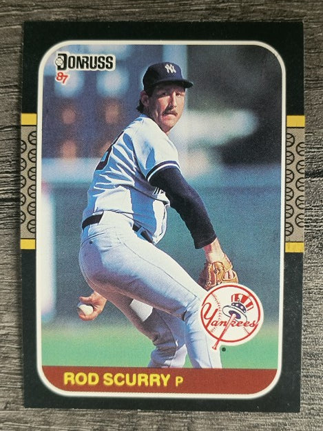1987 Donruss #374 Rod Scurry