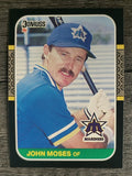 1987 Donruss #393 John Moses
