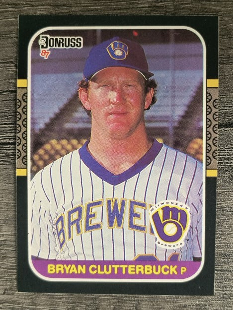 1987 Donruss #397 Bryan Clutterbuck