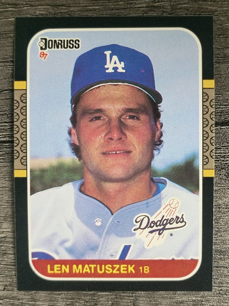 1987 Donruss #423 Len Matuszek