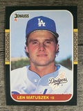 1987 Donruss #423 Len Matuszek