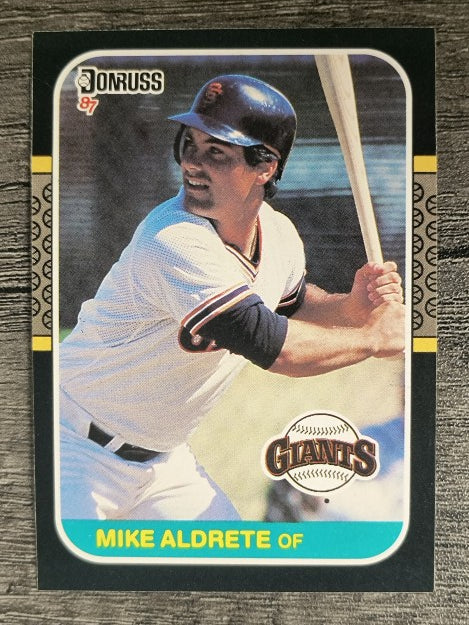 1987 Donruss #450 Mike Aldrete