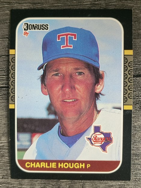 1987 Donruss #470 Charlie Hough