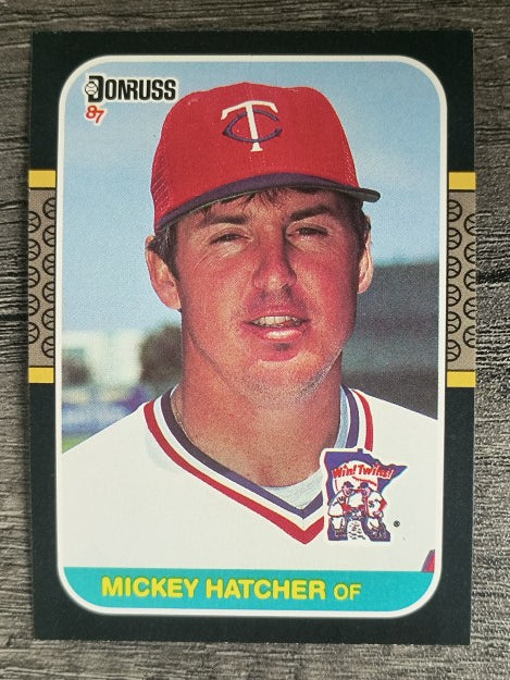 1987 Donruss #491 Mickey Hatcher