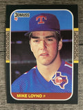 1987 Donruss #506 Mike Loynd RC