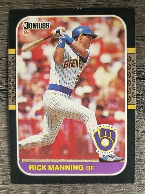 1987 Donruss #521 Rick Manning
