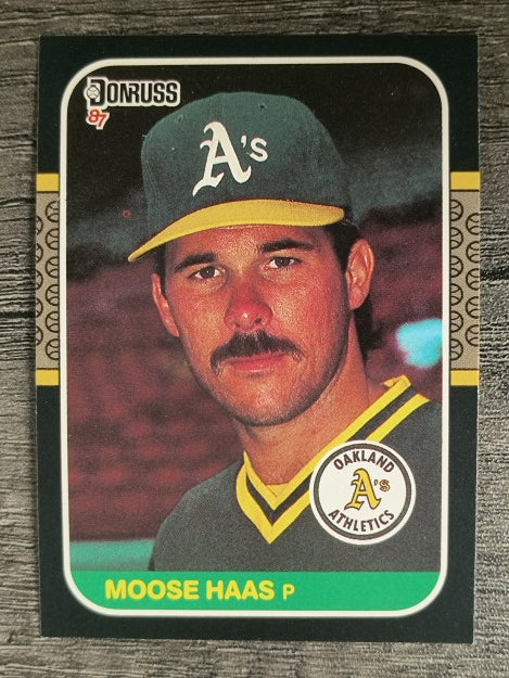 1987 Donruss #528 Moose Haas