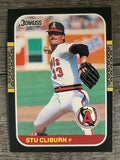 1987 Donruss #530 Stu Cliburn