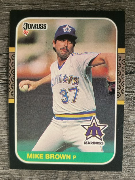 1987 Donruss #563 Mike G. Brown