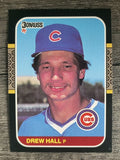 1987 Donruss #594 Drew Hall