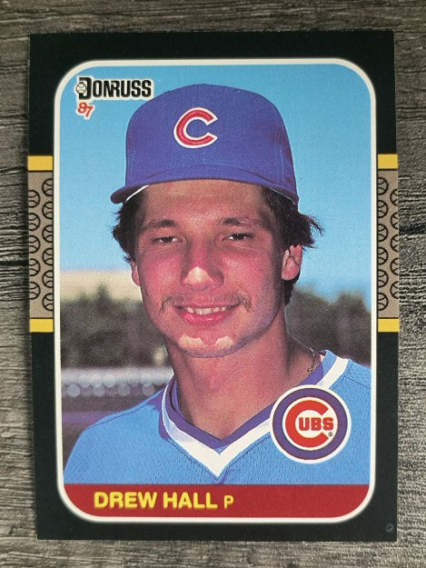 1987 Donruss #594 Drew Hall