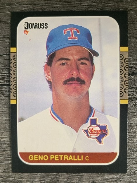 1987 Donruss #619 Geno Petralli