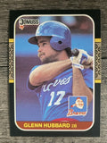 1987 Donruss #634 Glenn Hubbard