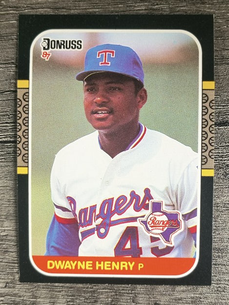 1987 Donruss #637 Dwayne Henry